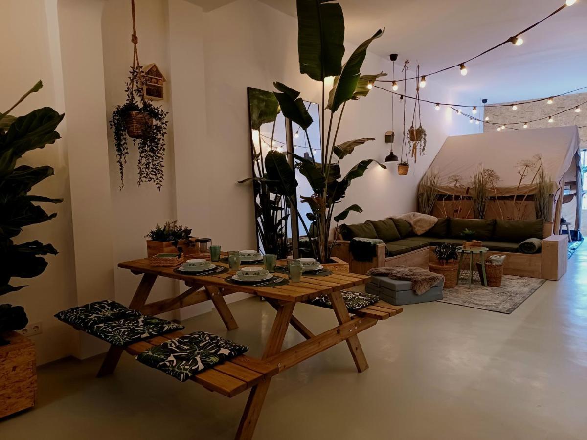 75M2 Indoor Glamping Scheveningen Daire Lahey Dış mekan fotoğraf
